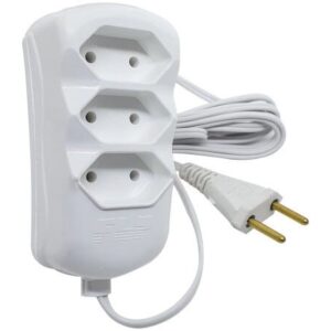 BF Extenção 3 Metros Preta com 3 saídas