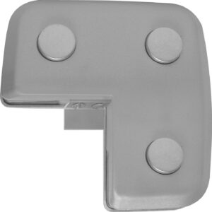 AL 1315 Suporte para União de 2 ou 3 Vidros em L com Batedor