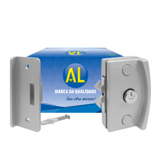 AL KIT 12  Fechadura Janela V/A 3 Furos