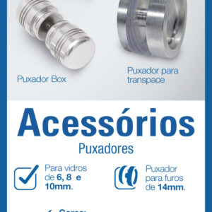 TecVidro Puxador Concha