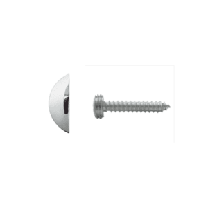 GDS Botão Cabeça Maciça Cromado