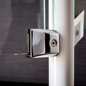 T&M LR08 Presilha Reta p/ Vidro 8/10mm