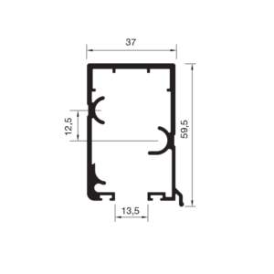 P-294 Trilho Superior p/ Sacada