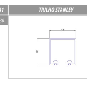 AL-ST 001 Trilho Stanley 48mm