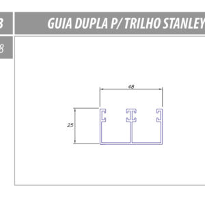 AL-ST 003 Guia Dupla para Trilha Stanley