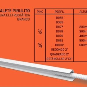 ARTECH | PT2X2 Pontalete Quadrado 2x2 800mm