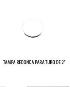 GLO Tampa p/ Tubo Redondo 2''